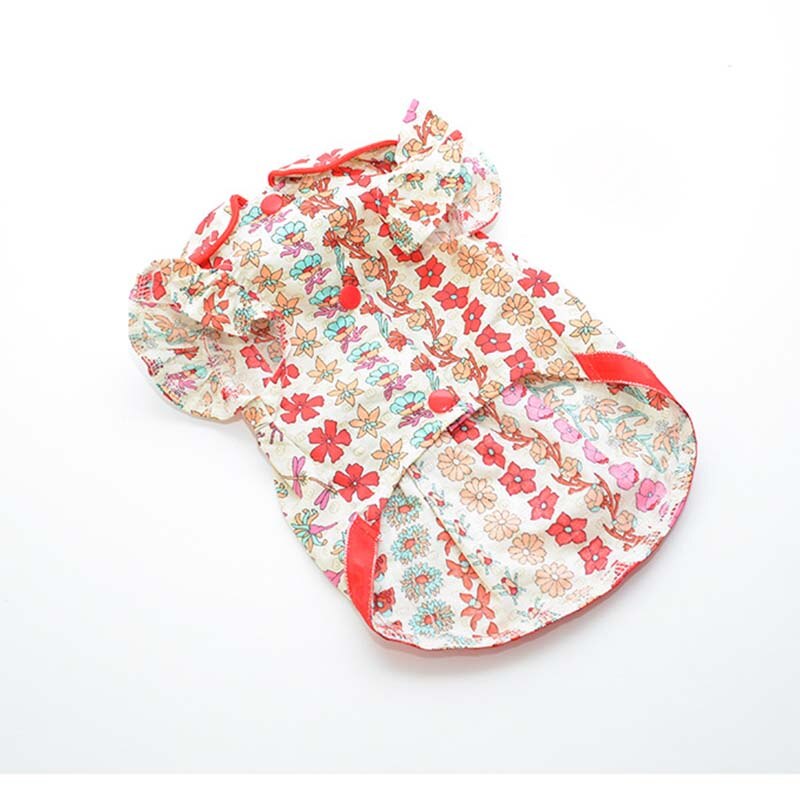 Été vêtements pour animaux de compagnie chien vêtements chiot petites fleurs vêtements chat vêtements chat vêtements teddy vêtements chien petit chien robe