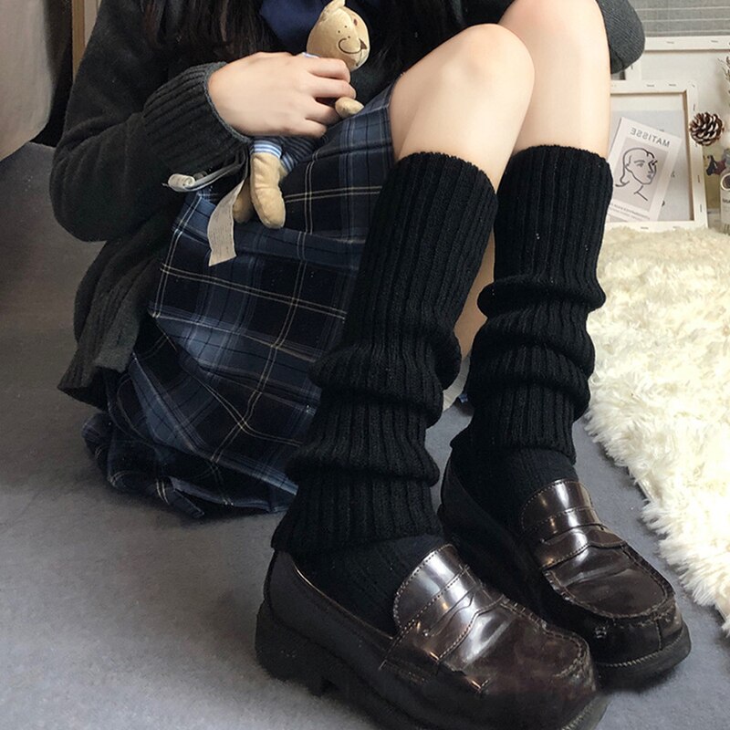 Beenwarmers Punk Beenwarmers Dij Kalf Sokken Benen Warmers Dij Sokken Warm Winter Womens Sokken Harige Beenwarmers