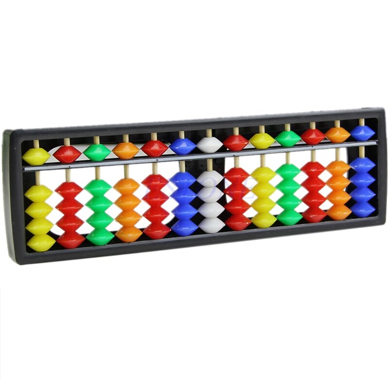 Soroban arithmétique Portable avec perles colorées... – Grandado