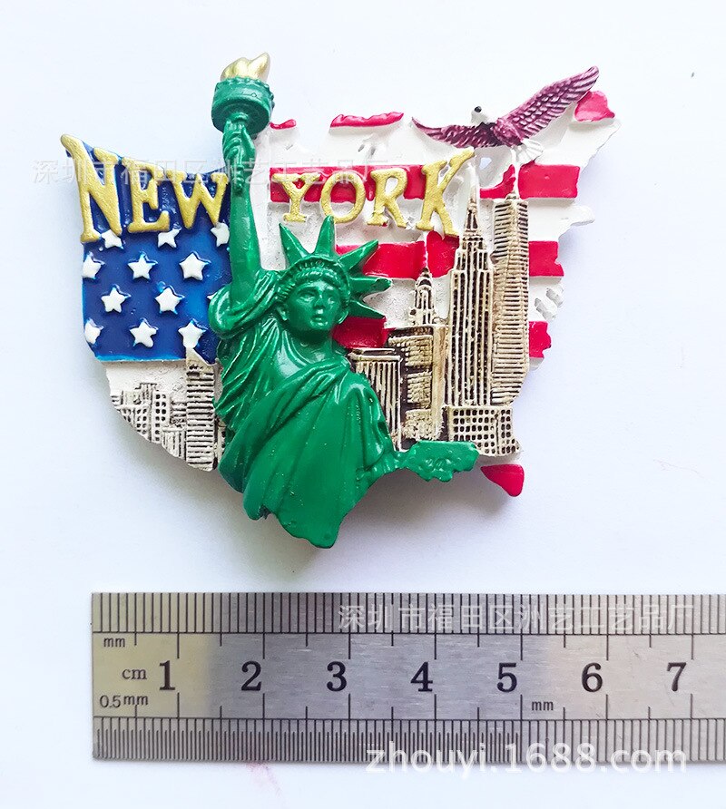 Cartoon 3d Resin Fridge Magnets Canada USA Christmas Festival Year Party Cute Refrigerator Stickers Home Decor Ideas: C