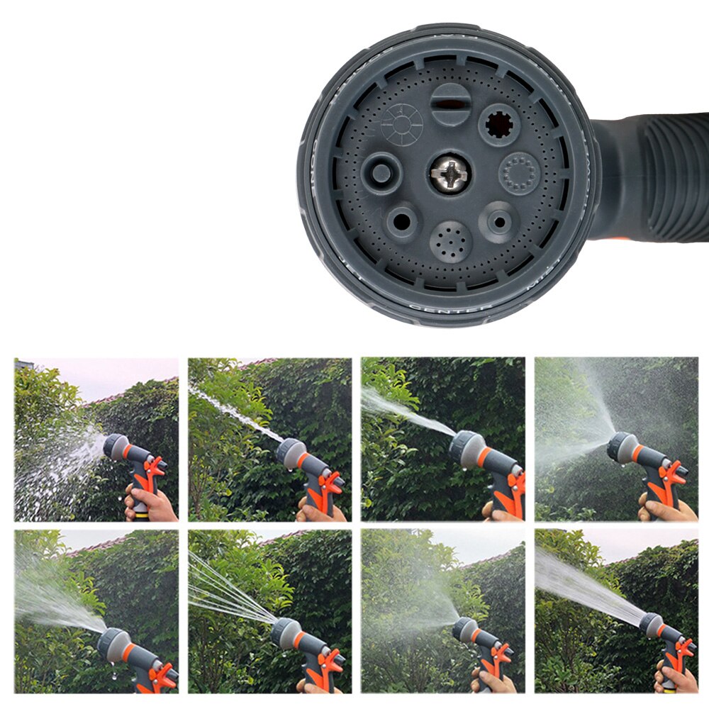 Hochdruck Wasser Pistole Rasen Spray Bewässerung Für Garten Waschen Auto Schlauch Streuen Düse 8 Spray Modi Garten Werkzeuge