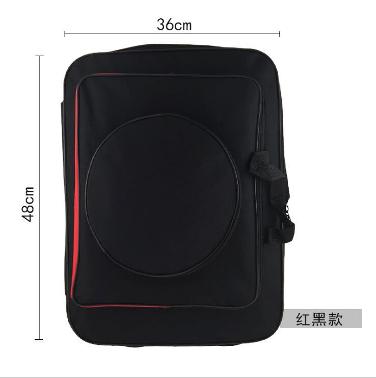 Mode Draagbare Tekening Set Art Tas A3 Sketch Pad/Tekening Kit 8K Art Schooltas Schilderen Tassen voor Kids Schets Tas 3 Kleuren: Rood