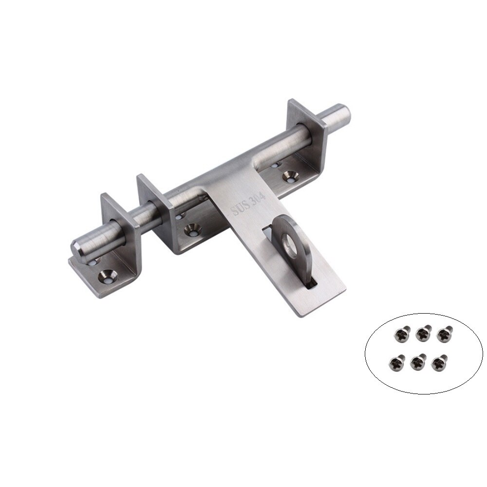 1PC Heavy Duty Door Bolt Gate Latch Premium Safety Stainless Steel Barrel Bolt Gate Latch Door Lock