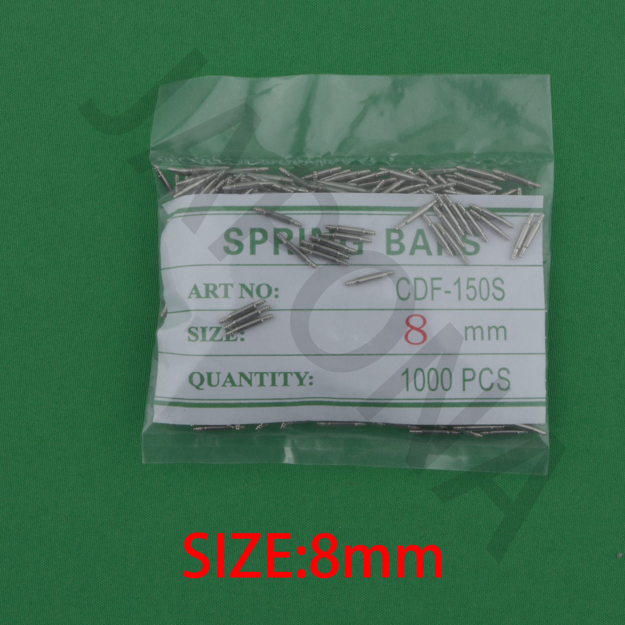 Horloge lente bar tool Horloge accessoires voor horloge winkel lente dik 1000PCS 8mm 10mm 12mm 14mm 16mm 18mm 20mm 22mm 23mm 24mm: Black