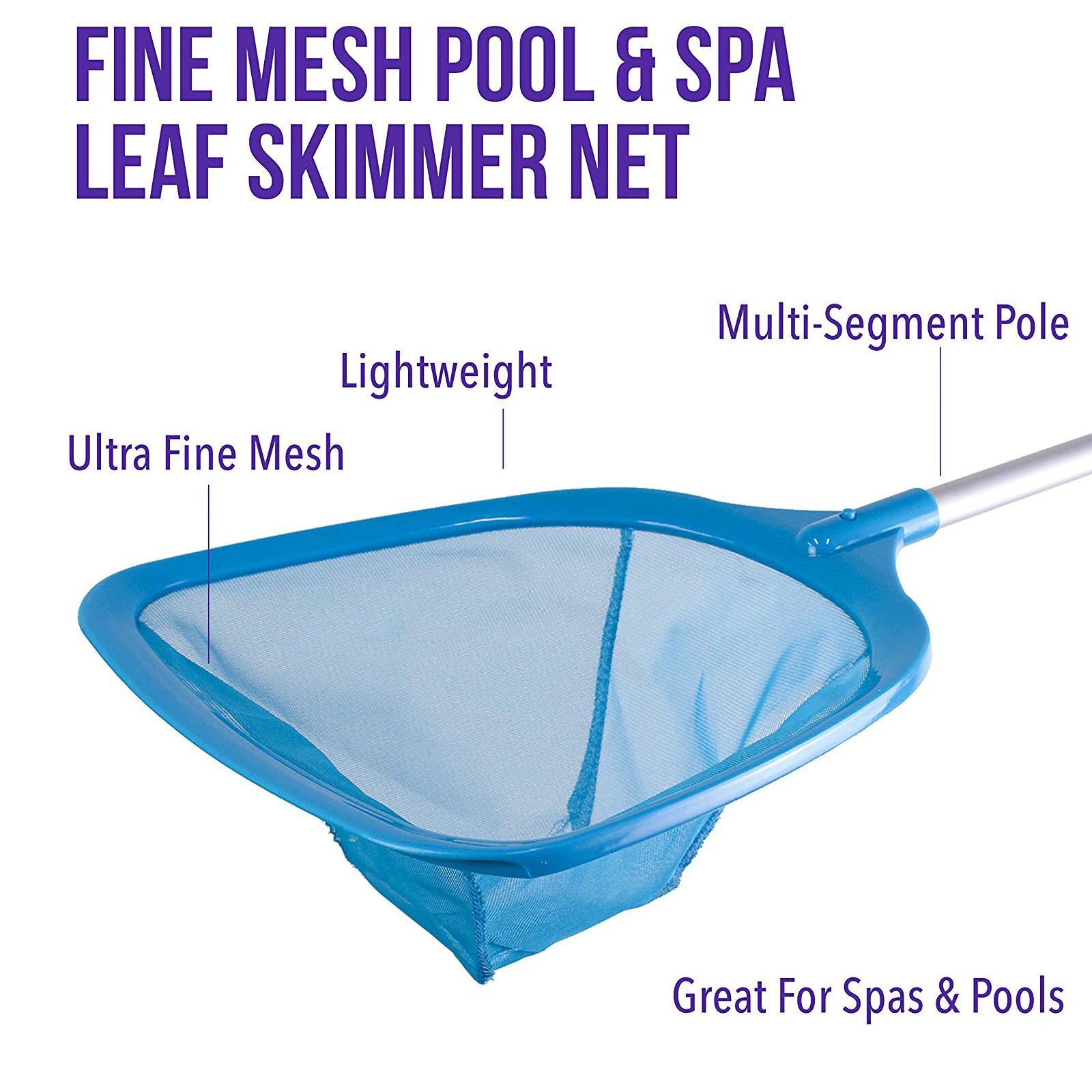 Fine Mesh Pool Net Pool Swimming Pool Leaf Net For Cleaning Pool Rake Pool Garden Cleaning Supplies Accessories