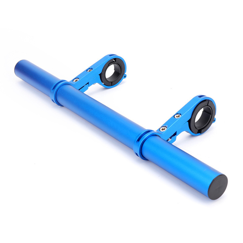 Elektrische Rolle Lenker Verlängerung Verlängerung Horn Licht Halterung Lenker Steigleitung Adapter Fahrrad Lampe taschenlampe Zubehör: Blau