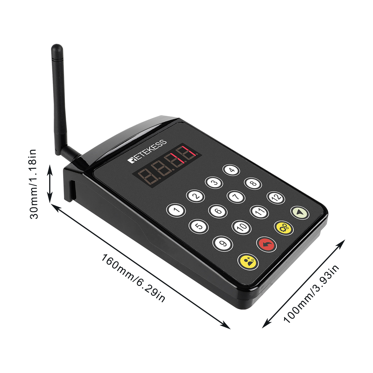 RETEKESS 1 Pcs Touch Keyboard Transmitter For TD154 Restaurant Pager Wireless Watch Pager System Kitchen Coffee Bar Hotel Club
