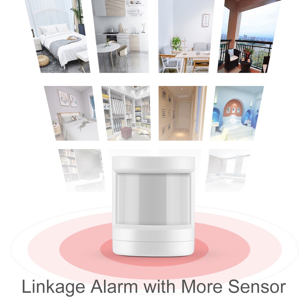 Sensor infrarrojo inteligente IFTTT ZigBee, Detector de movimiento inalámbrico con batería, sistema de alarma para el hogar, aviso con aplicación Tuya