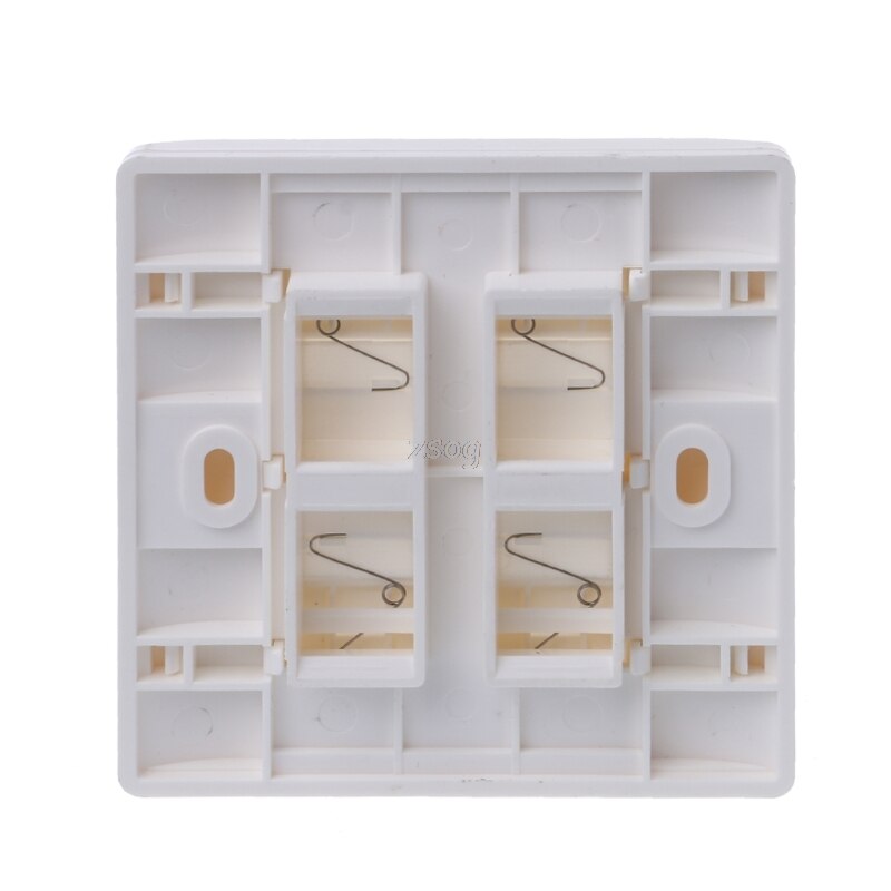 Wall Plate 4 Ports CAT5e/CAT6 RJ45 Network 86mm Standard Wall Plateping Au13 19 Droship