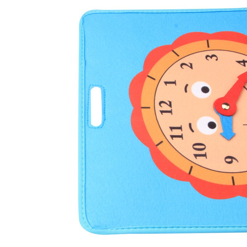 Educational Teaching Clock Learning Time Clocks With Erasable Writing Surface To Teach Time
