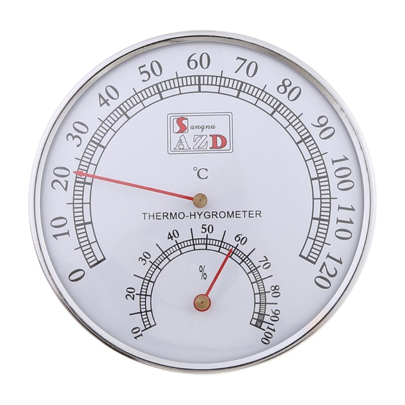 Sauna Thermometer Hygrometer Sauna Bad Indoor Muur Opknoping Mechanische Wijzerplaat Temperatuur-vochtigheidsmeter