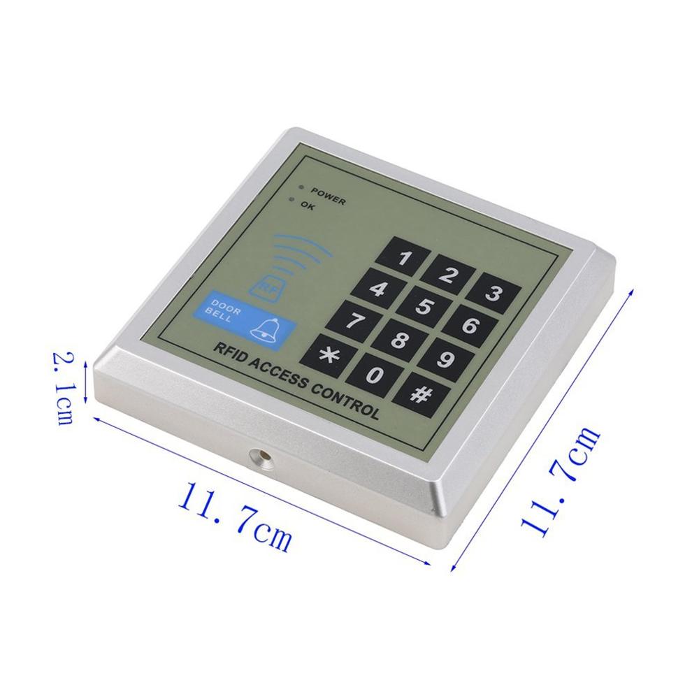 Electronic Security RFID Proximity Entry Door Lock Access Control System With 10 Key Fobs Password Access Control Door Opener