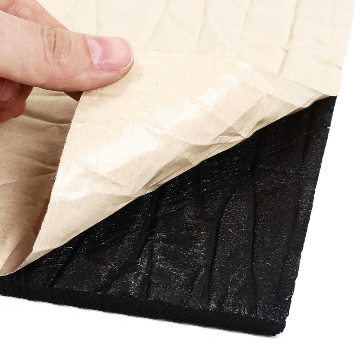 10mm 50x50cm Sound Heat Proofing Car Sound Deadener Insulation Underlay Mat Car Sound Proofing Deadening Foam Car Accessories