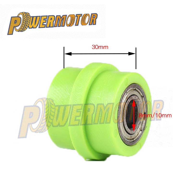 Moottoripyörä 8mm 10mm ketju rullan kiristin hihnapyörä pyörän liukusäädin pit maastopyörä katu enduro moottoripyörä motocross atv cr