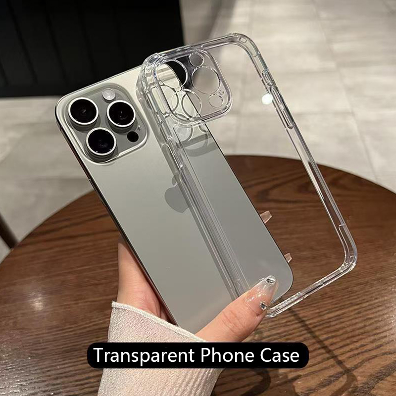 Étui de protection Transparent de couleur unie pour Realme 14 13 12 11 10 9 Pro Plus 5G 14X 8 C75 C67 C65 C63 C53 C55 GT6 6T