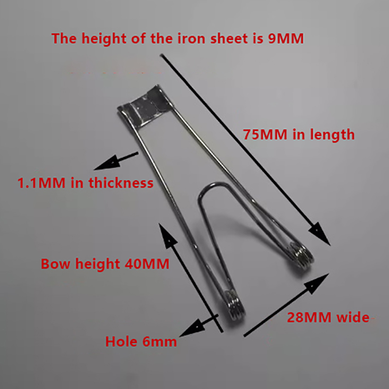 10pcs/lot Mounting Spring Clips Spring For Lamp Led Downlight Torsion Spring Spring Clips Lighting Accessories: Blue