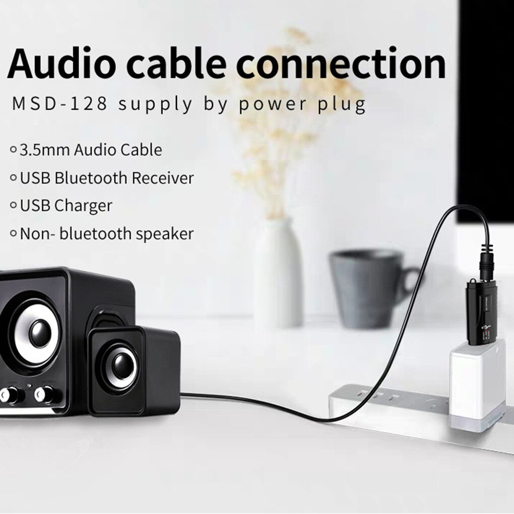 USB Handsfree Wireless Bluetooth 5.0 Receiver Car FM Transmitter Dual Output Stereo Call MP3 Player 3.5mm AUX