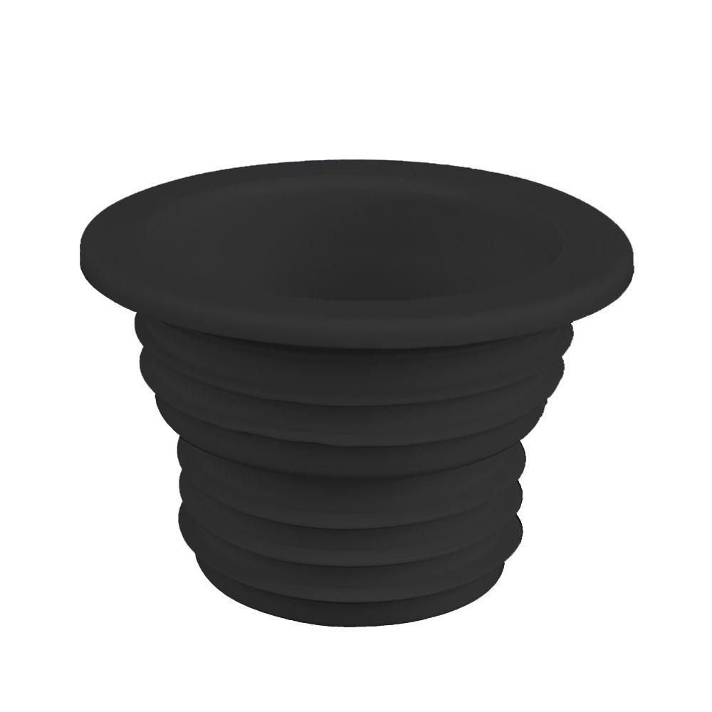 Household Washing Machine Pipe Connector Insect Proof Anti-odor Sewer Pipe Seal Ring Sealing Cover Floor Drain Plug: Black