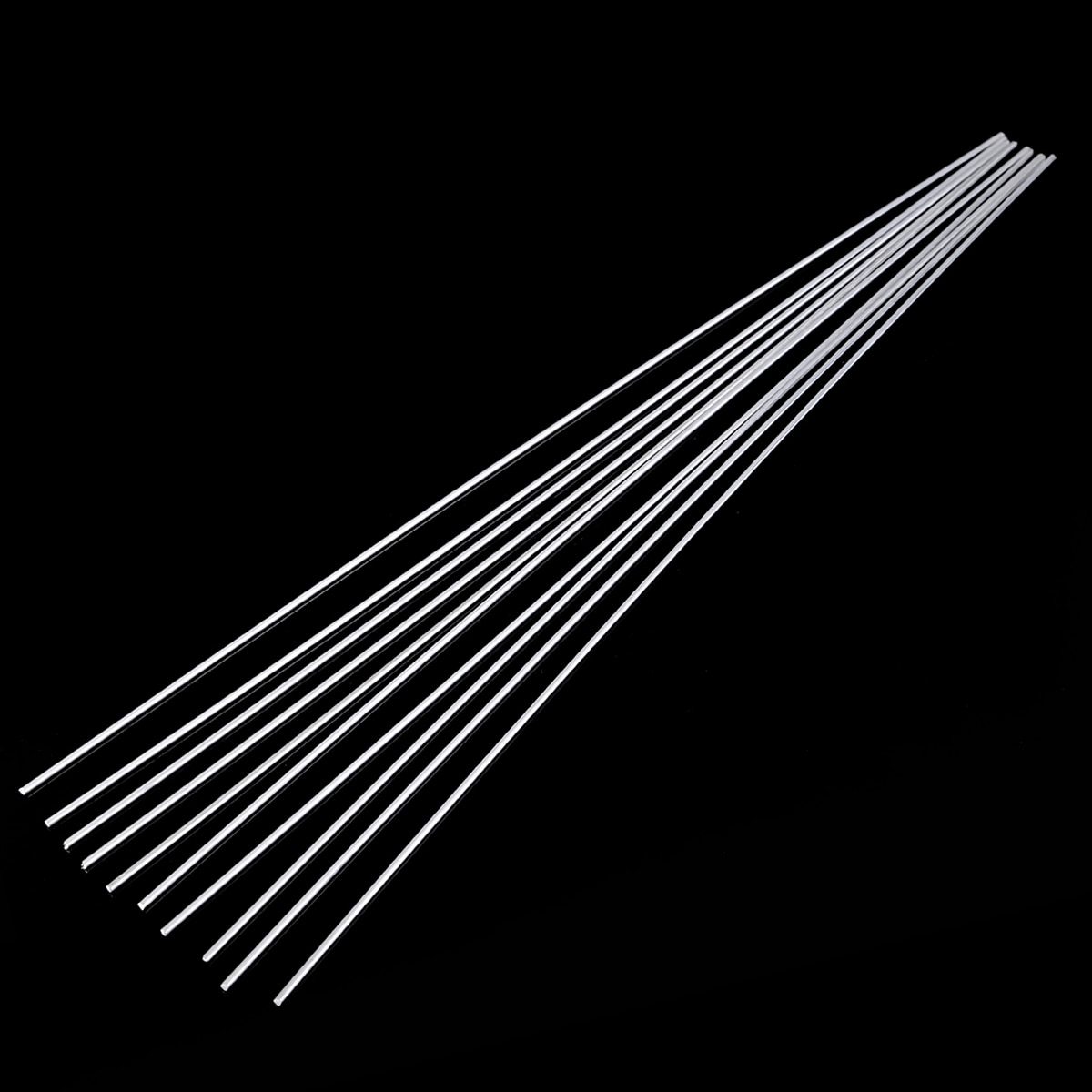 10pcs Welding Sticks Silver Color Low Temperature Welding Rods 2.4mm Dia Metal Aluminum Magnesium Welding Sticks Soldering Tool