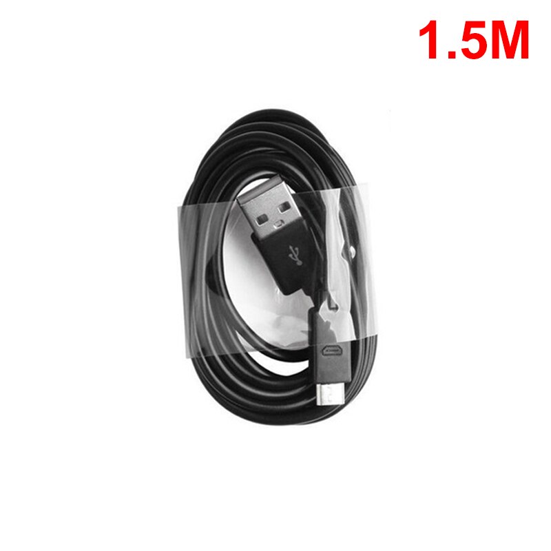 Micro USB Data Cable Charging For Android Phones Long Parachute Cord 1m /1.5m/ 2m Micro USB Port For Microphone Data Cables: black 1.5m