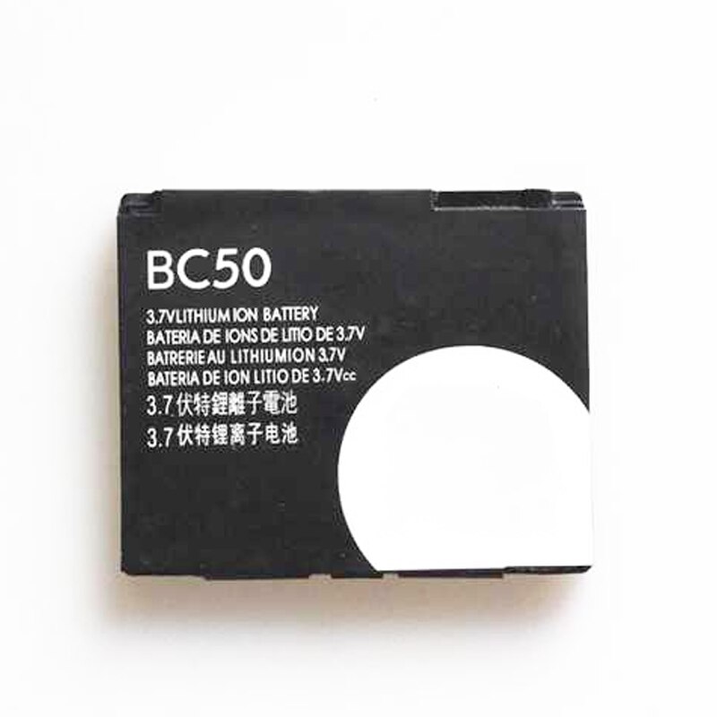 Officiële 3.7V 700 Mah BC50 Bc 50 Vervangende Batterij Voor Motorola Rizr Z3 Rokr Z6m Slvr L2 L6 L7 krzr K1 K2 R1 Z1 Z3 E8 C257 C261
