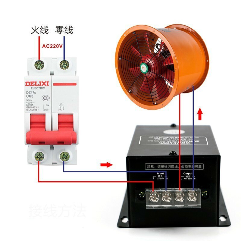 Governor 220V 1000W-2000W Single-phase Adjust Speed Switch Communication Electric Adjust Speed Switch Stepless Variable Speed