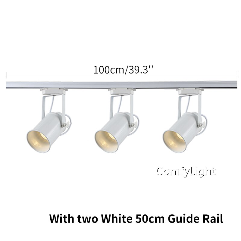 LED-strahler Kolben Schiene Licht AC85-265 V Scheinwerfer Einstellbar lampe Einkaufszentrum Ausstellung Büro decke/Zauberstab Schiene Spur Beleuchtung