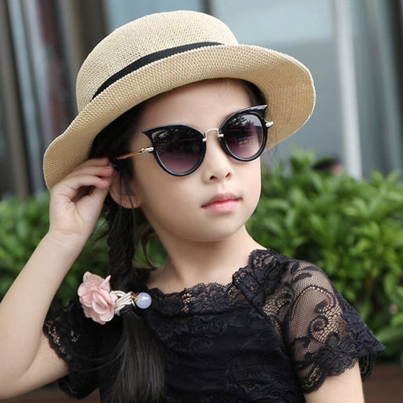 Seemfly lindo bebé de ojo de gato gafas de sol de los niños de dibujos animados de animales UV400 gafas de sol niños gafas para niñas y niños