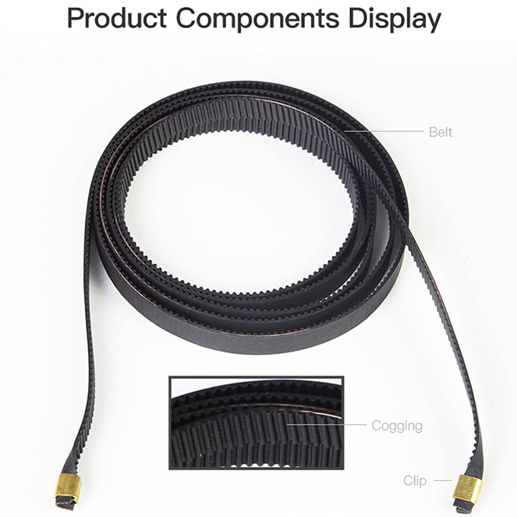 Creality Ender-3 V3 SE X+Y-axis and Ring Belt Rubber Black 2GT W6×L630 Original 3D Printer Accessories