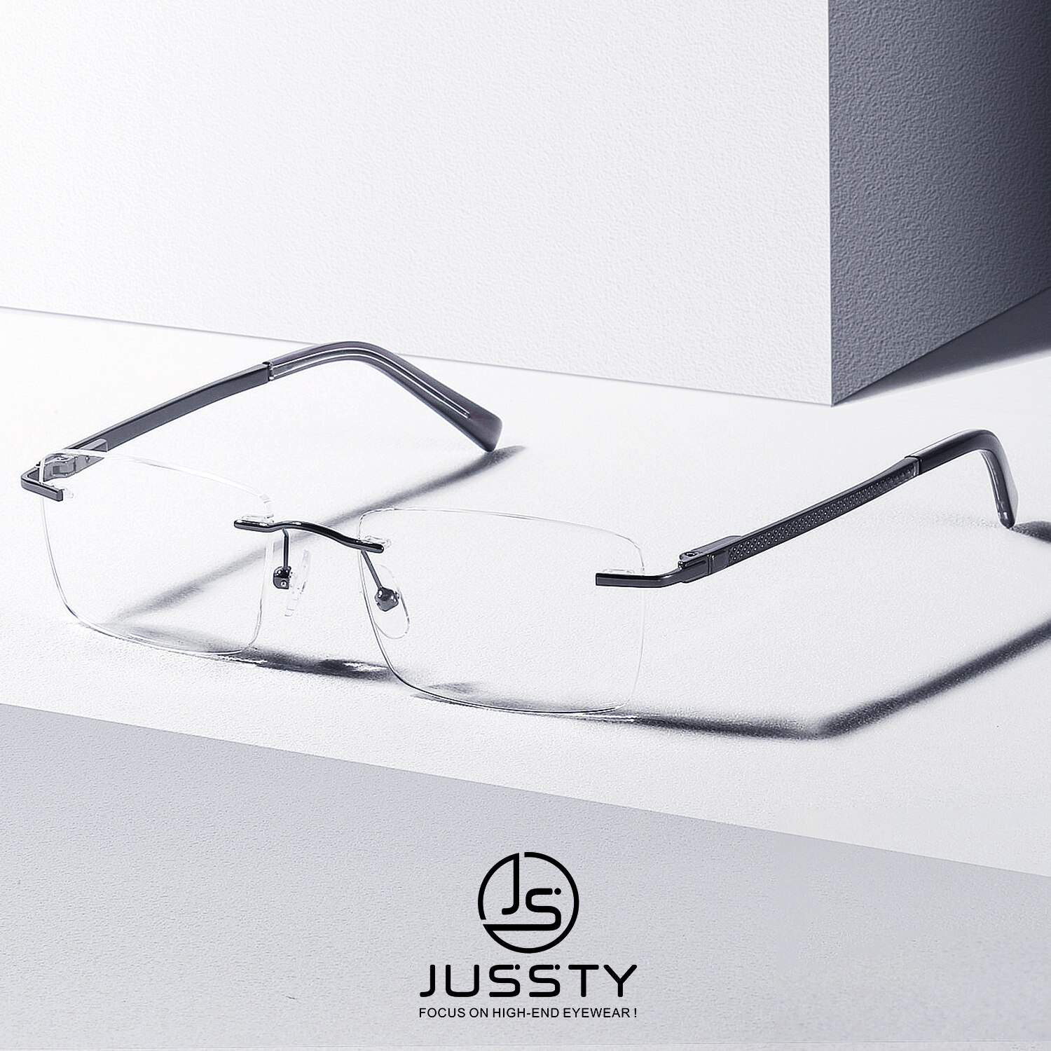 Gafas graduadas al aire libre para hombre, montura de gafas ópticas para miopía, de lujo, coreanas