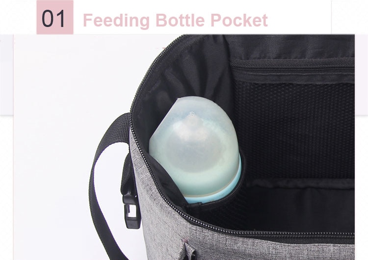 Updated Mother Expanded Bag Strollers Organizer Baby Basket Pushchair Diaper Nappies Bottle BAG