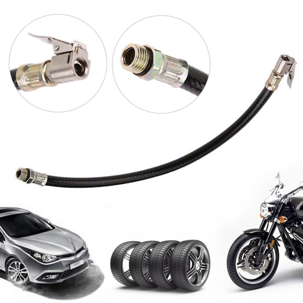 Bicycle Pump Extension Hose 300psi Schrader Valve Inflator Tube Pipe Cord