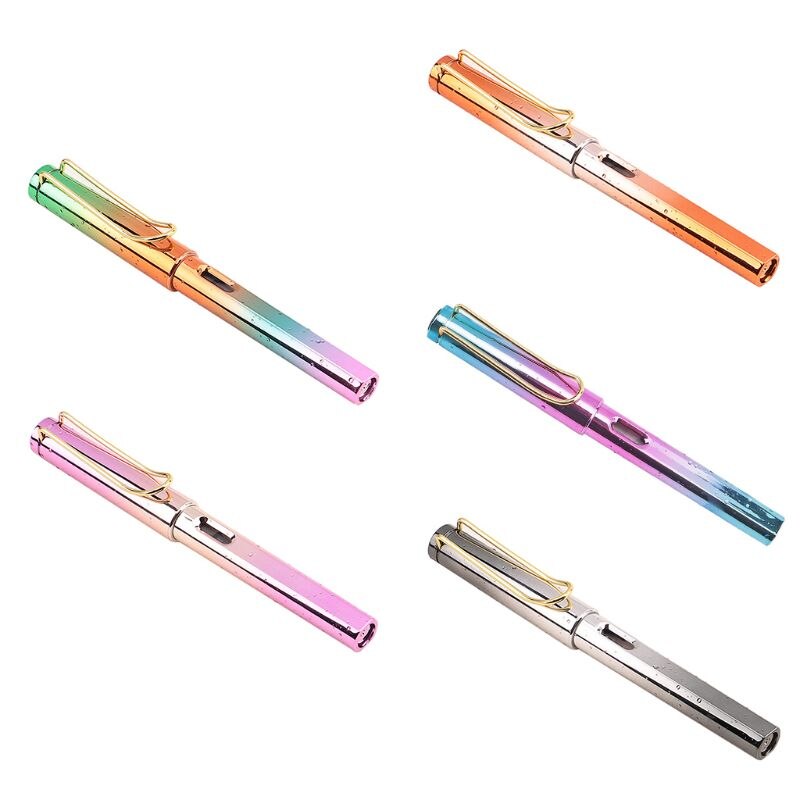 Gradient Fountain Pen Business Student 0.38 mm Extra Fine Nib Calligraphy Office Supply Writing Tool