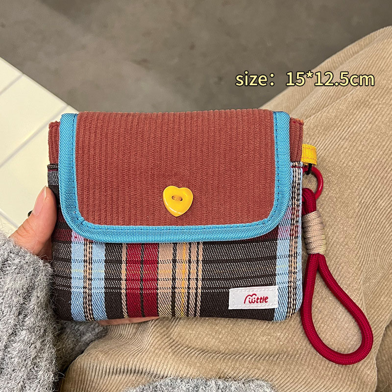 Bolsa de almacenamiento de gran capacidad, bolsa de cosméticos, bolsa de pañuelos portátil, bolsa de almacenamiento, organizador de Cables de datos de lápiz labial, bolsa de toallas sanitarias para niña: Verde
