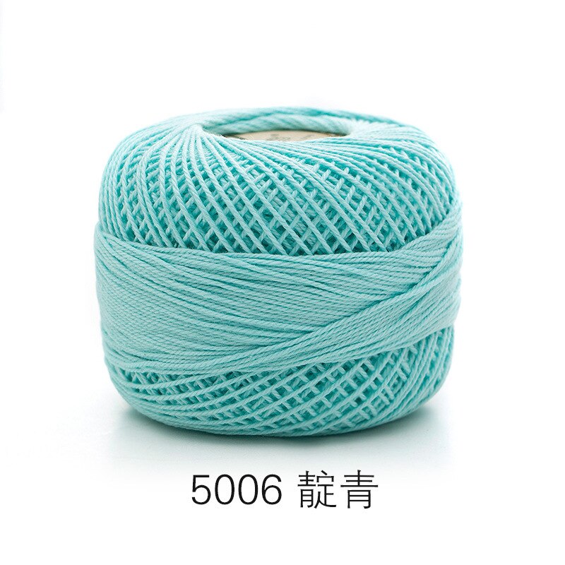 Ruyi No. 5 Lace Summer DIY Hand Knitted Crochet Mercerized Pure Cotton Yarn Knitted Yarn: 5006