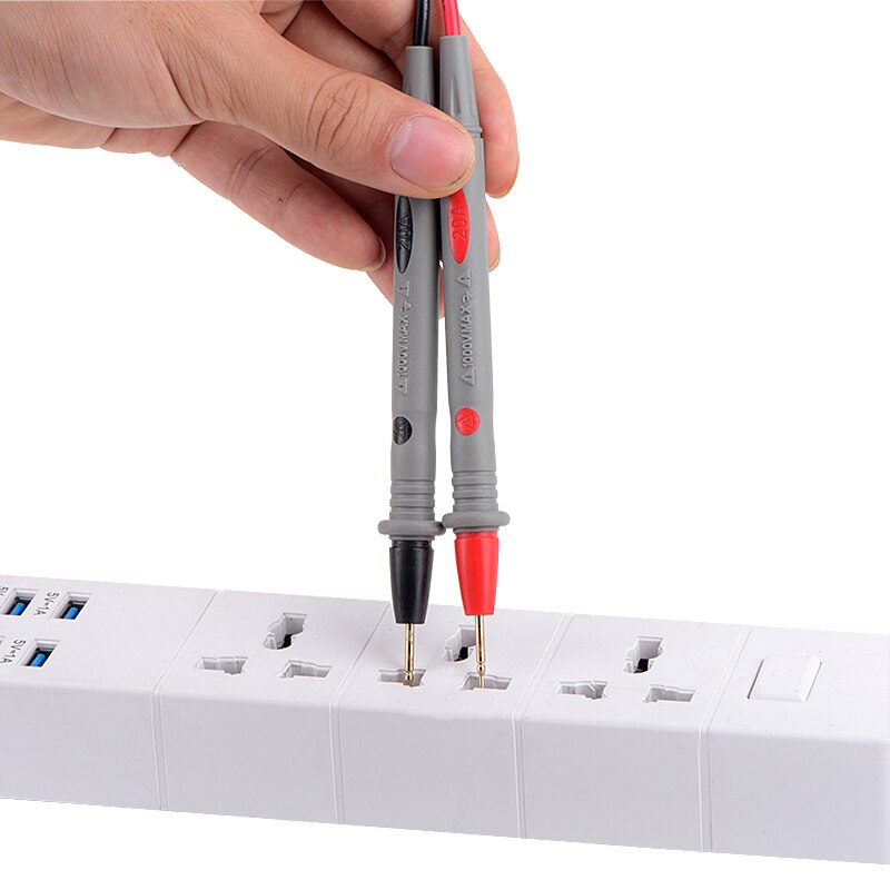 Qhtitec Jcd Test Leads Digitale Multimeter Banana Plug Multimeter Naald Tip Meten Probe Gereedschap Voor Reparatie Tools Accessoires