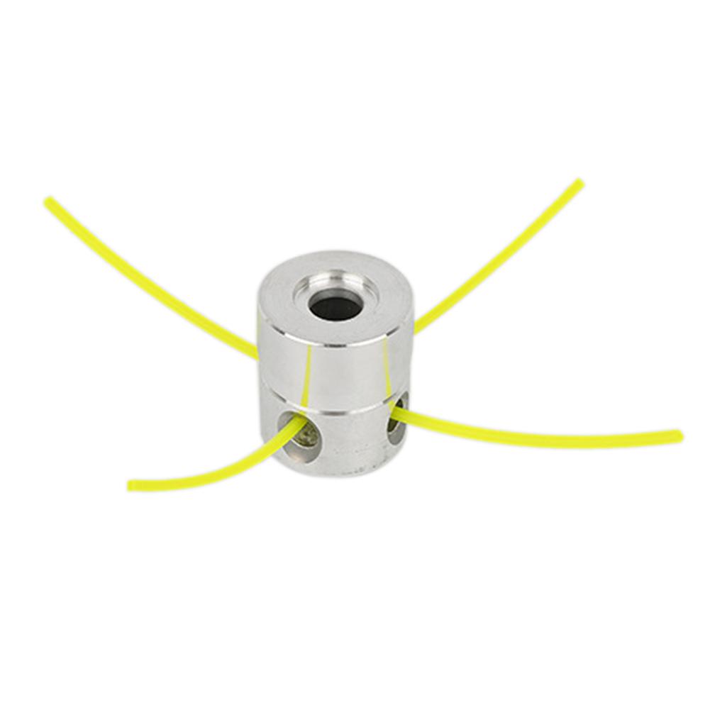 Universal HF-61 Aluminum Grass Trimmer Head With 4 Lines Brush Cutter Head Thread Nylon Grass Cutting Line Head For Lawn Mower