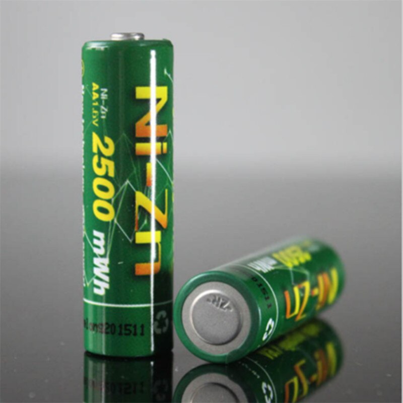 8pcs/lot Rechargeable BPI AA 2500mWh NI-Zn NI Zn NIZN 1.6V Battery With Case for Toys, MP3, Camera +