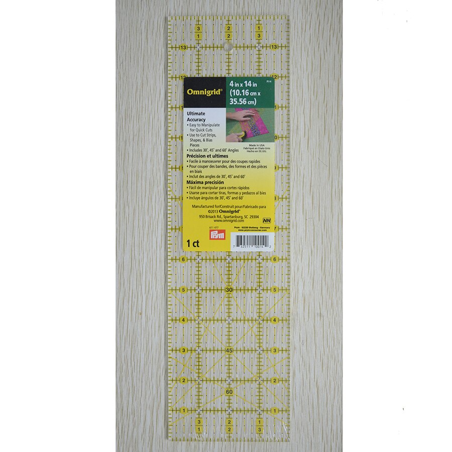 Patchwork/quilting lineal universal lineal med tomme skala prym 611472 611475 611319 611306 611473 611313 611314 611477 611318: 611477