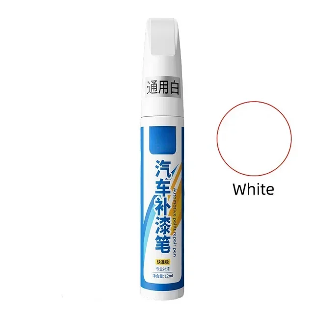 1Stck Auto Kratzer Reparatur Farbe Stift Auto berühren hoch Stifte Auto Kratzer Klar Entferner DIY Stifte Auto Zubehör Universal-: Weiß