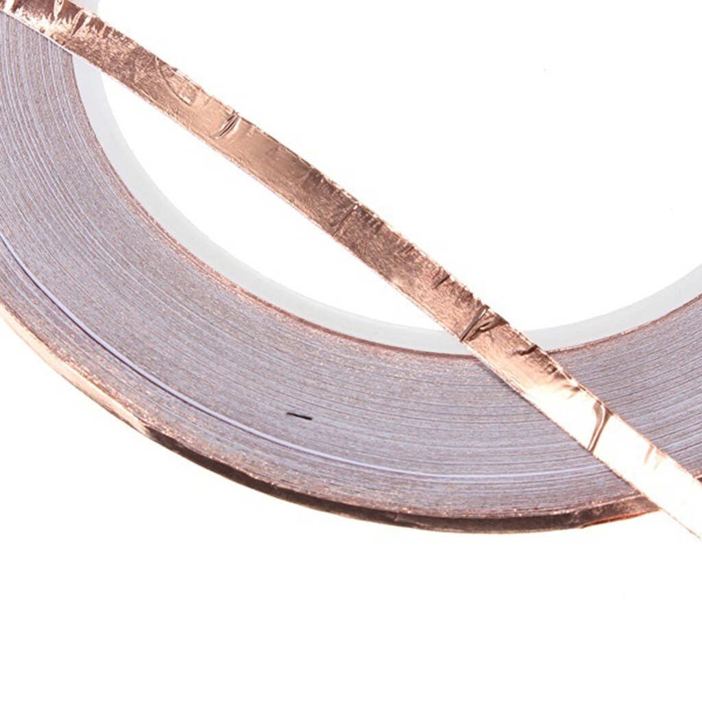 EMI Copper Foil Shielding Tape 3mm x 30M Single Conductive Adhesive Barrier