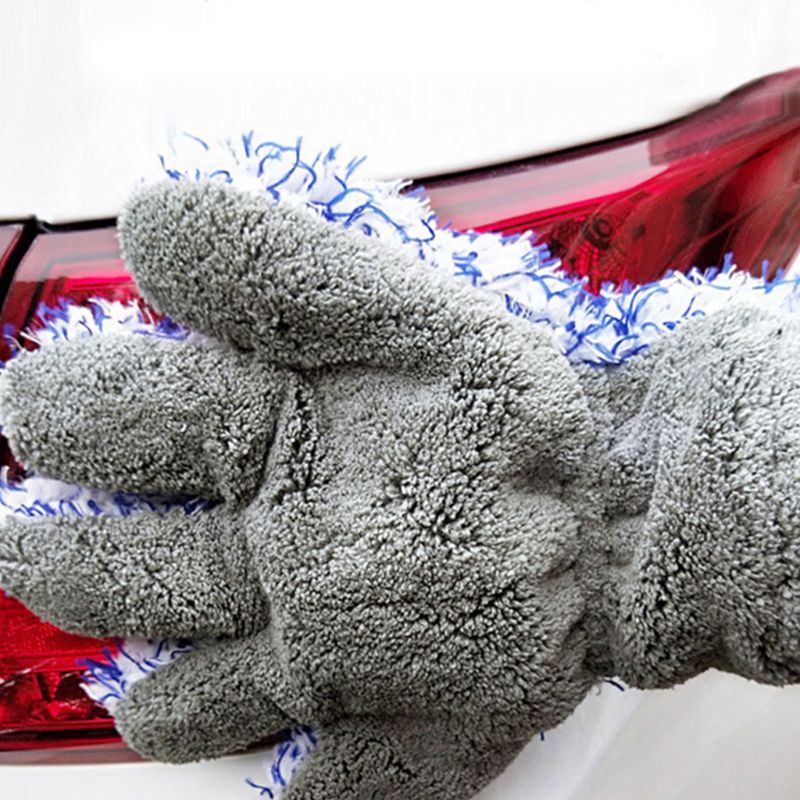 Gant De Lavage De Voiture De 157 Cm Avec Long Manche, 3 En 1 En Microfibre Chenille Pour Lavage
