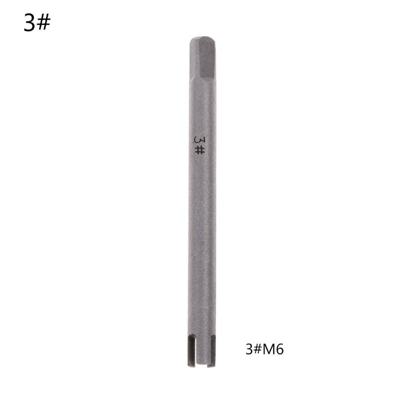 Broken Tap Extractor Guide Easy Out Wire Screw Remover Tools Drill Bit With 3/4 Claw Metric M3-M12: M6