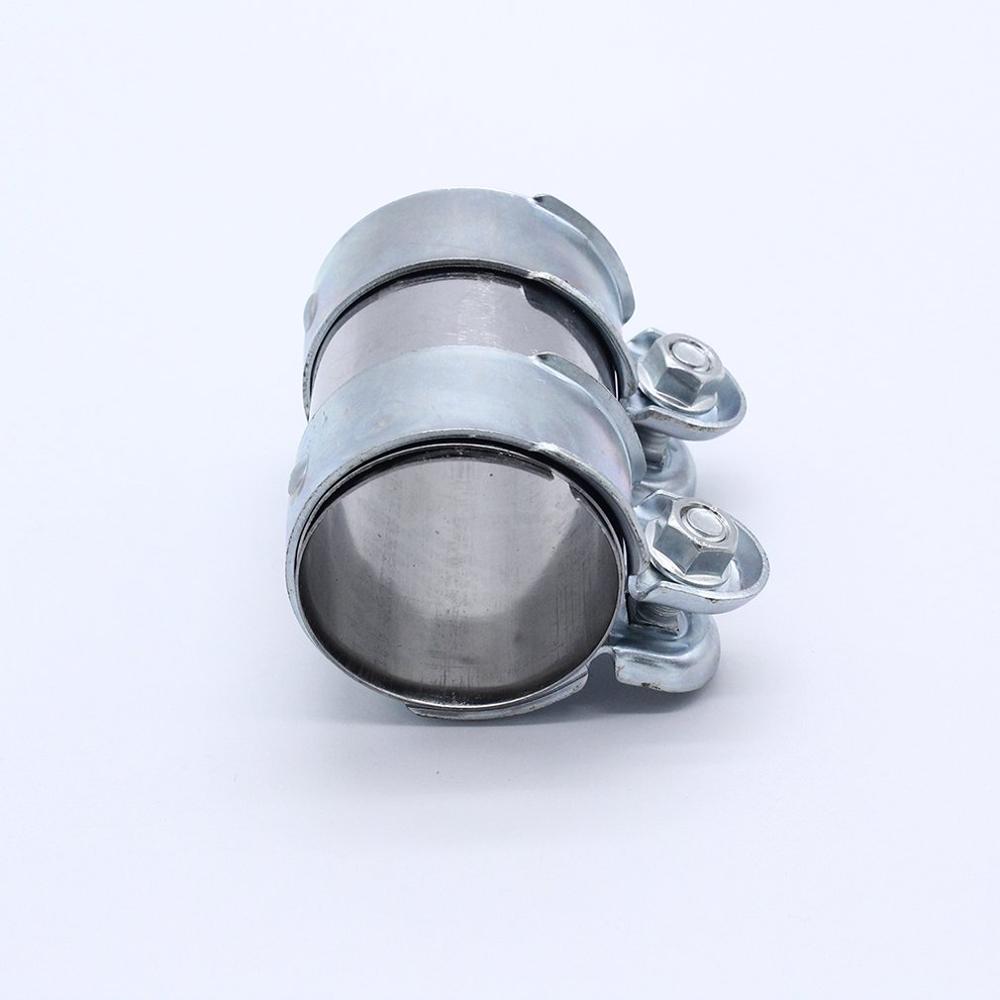 Exhaust Clamp 60mm Front Exhaust Sleeve Connector Clamp Exhaust Flange Made From Heavy Duty Mild Steel