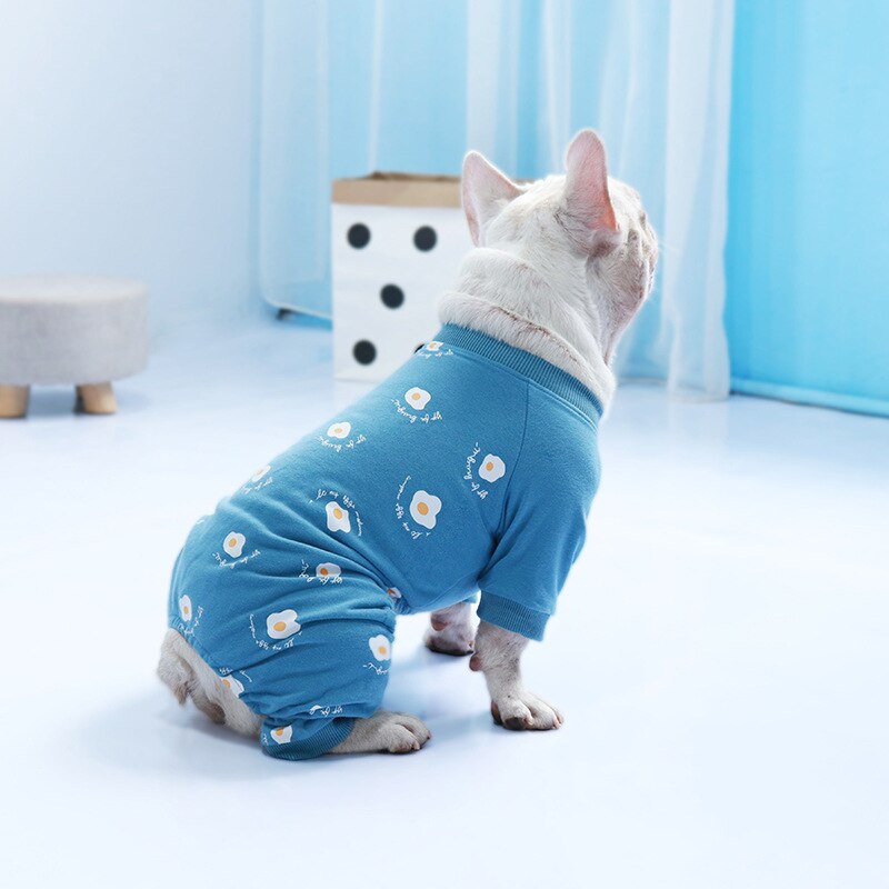 Ropa de Bulldog Francés, mono cálido de invierno para perro, pijamas para mascotas, abrigo grueso para perro grande, S-3XL, Sudadera con capucha en 3 colores