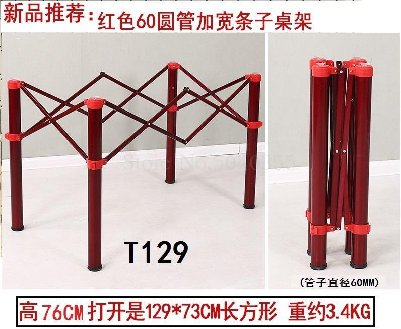 Bureau frame rvs mahjong tafel been beugel vouwen frame verstelbare krimpen tafel voet snelle tafel voet smeedijzeren: VIP 19