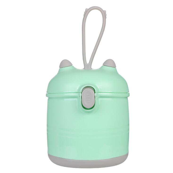 Baby Formula Milk Storage Infants Portable Milk Powder Formula Dispenser Food Container Storage Feeding Box for Kids Food PP Box: green green
