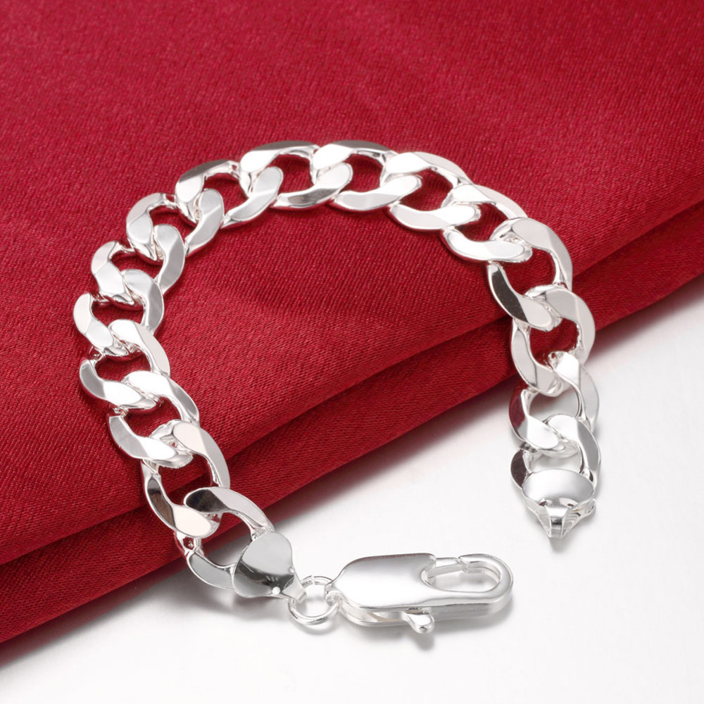 925 silber Gold farbe exquisit 10mm kette männer frauen Kette edle hochzeit Armbinde charme hochzeit geburtstag einige stil: H091