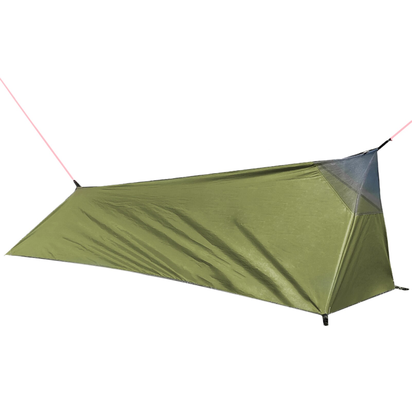 Camping Luifel Outdoor Slaapzak Tent Draagbare Ultra-Lichtgewicht Luifel Waterdichte Tent Voor Camping Vissen Accessoires: Green