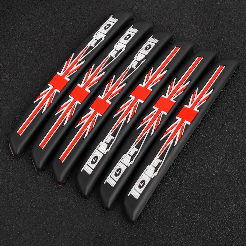 Protector de puerta de coche, 6 uds., para Borde de esquina, Protector de protección de moldura embellecedora, Protector de rayas, barra de Tope de puerta de coche: 10